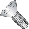 1/4-20X1 1/4 Phillips Flat Thread Cutting Screw Type F Full Thrd 18 8 Stainless Steel, Pkg of 2000