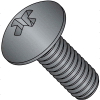 1/4-20X1 1/2 Phillips Full contour Truss Machine Screw Fully Threaded 18 8 SS Blk Oxide 1000 pcs
