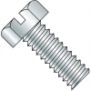 1/4-20X1 1/2  Slotted Indented Hex Head Machine Screw Fully Threaded Zinc, Pkg of 1250