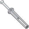 1/4X2 Mushroom Head Hammer Drive Anchor Zinc, Pkg of 100