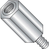 8-32 x 3/8 Five Sixteenths Hex Male Female Standoff - Stainless Steel - Pkg of 100