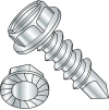 5/16-12X1 A/F.428-.437 HD Hgt.172-.190 Slot Indhxwash Serrate Self Drill Full Thread Zinc 1000 pcs
