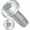 5/16-18X1 Six Lobe Pan Thread Cutting Screw Type F Fully Threaded Zinc Bake, Pkg of 1250