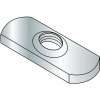 3/8-16 Spot Weld Center Hole Tab Weld Nut Plain, Pkg of 1000
