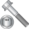 5/8-11X1 1/4 Hex Head Flange Frame Bolt IFI-111 2002 18 8 Stainless Steel, Pkg of 50