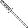 Aluminum Trebol Dome Head Rivet - 3/16 x .039 -0.118, Pkg of 2000 - Pkg Qty 2000