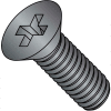 M3-0.5X8 Din 965 Metric Phillips Flat Machine Scr 18 8 Stainless Steel Black Ox Oil 18-8,4000 pcs