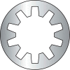 #2 MS35333, Military Internal Tooth Lock Washer - 410 Stainless Steel - DFAR - Pkg of 5000