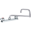 Krowne 13-818L - Commercial Series 8" Center Deck Mount Faucet, 18" Jointed Spout