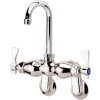 Krowne 15-625L - Royal Series Adjustable Wall Mount Faucet with 3-1/2" Gooseneck Spout