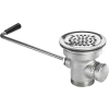 Krowne 22-204 - 3-1/2" Twist Waste Drain with 1-1/4" Overflow Outlet (Cap Included)