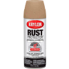 Krylon Rust Protector Rust Preventative Enamel Satin Khaki 12oz. Aerosol Can K06902700 - Pkg Qty 6