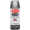 Krylon Rust Protector Hammered Paint Silver Hammer 12oz. Aerosol Can K06932100 - Pkg Qty 6