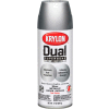 Krylon Dual Paint & Primer Aerosol 12 Oz. Silver Metallic - K08846001 - Pkg Qty 6