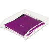 Kantek Clear Acrylic Single Letter Tray, Front Loading, 10-5/8"W x 13-7/8"D x 2-1/2"H
