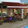 Awntech KWR12-170-BPIN, Retractable Awning Right Motor 12'W x 10'D x 10"H Burgundy Pin