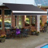 Awntech KWM12-GUN, Retractable Awning Manual 12'W x 10"D x 10"H Gun Metal Gray