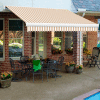 Awntech KWL20-247-LW, Retractable Awning Left Motor 20'W x 10'D x 10"H Linen/White