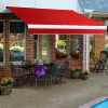 Awntech KWR12-35-R, Retractable Awning Right Motor 12'W x 10'D x 10"H Red