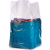 Gusseted Bags on a Roll, 30" x 26" x 60" 2 Mil Clear, 100 per Roll