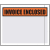 Packing List Envelopes - "Invoice Inclosed" 4-1/2" x 5-1/2" Orange - 1000/Case