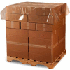 Poly Pallet Top Sheets, 72"W x 72"L 2 Mil Clear, 150 per Roll
