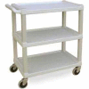 Lakeside® 2000 Plastic Utility Cart 300 Lb. Capacity - Beige