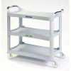 Lakeside® 2510 Plastic Utility Cart 500 Lb. Capacity - Light Gray