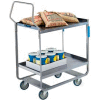 Lakeside® 4710 HD Handler Stainless Steel 2 Shelf Cart 30 x 16 x 46 700 Lb Cap