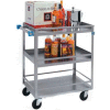 Lakeside® 526 Guard Rail Stainless Steel Utility Cart 31 x 19 x 33-3/4 500 Lb Cap