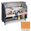Geneva Lakeside 64" Beverage Bar w/ TWO Insulated Ice Bin, 886-AmberMaple