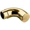 Lavi Industries, Radius Wall Return, for 2" Tubing, Polished Brass