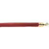 Lavi Industries 5'L Wine Vinyl Rope With Polished Brass Hooks