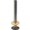 Lavi Industries, Steel Flange and Steel Insert, for 1.5" Tubing, w/Polished Brass Canopy