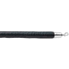 Lavi Industries 5'L Black Vinyl Rope With Polished S/S Hooks