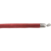 Lavi Industries 4'L Wine Vinyl Rope With Satin S/S Hooks