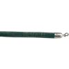 Lavi Industries 4'L Evergreen Velour Rope With Satin S/S Hooks