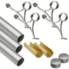 Lavi Industries, 14' Foot Rail Kit, 2" Tube, Satin Stainless Steel