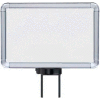 Lavi Industries, Horizontal Fixed Sign Frame, 50-1130SH-S/CL, 7" x 11", Slotted, Chrome