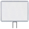 Lavi Industries, Horizontal Fixed Sign Frame, 50-1131F7H-S/SA, 11" x 14", Unslotted, Satin