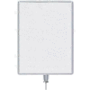 Lavi Industries, Vertical Drum Top Post Sign Frame, 50-1136DV/SA, 22" x 28", Satin