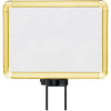 Lavi Industries, Horizontal Fixed Sign Frame, 50-1141SH-S/GD, 8.5" x 11", Slotted, Gold