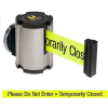 Lavi Industries Satin Magnetic Wall Mount Unit, 13'L Yellow, "Please Do Not Enter" Belt
