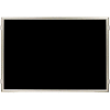 Lavi Industries, Hinged Frame Sign Panel/Barrier, 50-HFP1003/SA/BK, 48" x 36", Matte Black