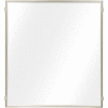 Lavi Industries, Hinged Frame Sign Panel/Barrier, 50-HFP1006/SA/CL, 50" x 60", Satin Aluminum