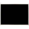 Lavi Industries, Hinged Frame Sign Panel/Barrier, 50-HFP1007/SA/BK, 60" x 48", Matte Black
