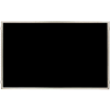 Lavi Industries, Hinged Frame Sign Panel/Barrier, 50-HFP1008/SA/BK, 72" x 48", Matte Black
