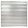 Lavi Industries, Framed Slat Wall Panel, 50-HSW1005/SA, 48" x 48", Satin Aluminum