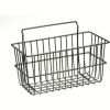 Lavi Industries, Slat Wall Small Basket, 809679, 12" x 6" x 6", Black