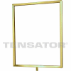 Tensator Sign Frame Post Rope 11X14" Polished Brass
